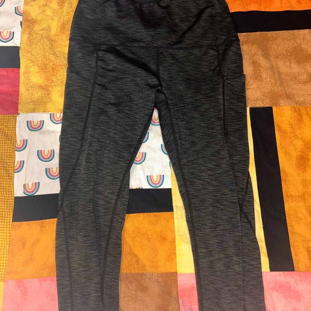 Grey and Black Leggings